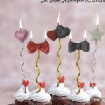 شمع طرح ماکارونی طرح دار