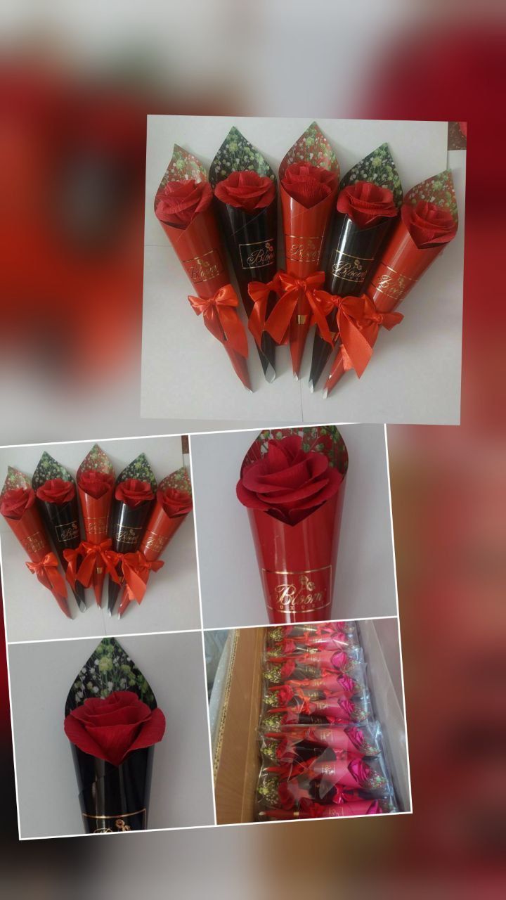 IMG_20260712_225423_830 گل قرمز مشکی بسته 6 عددی میکس - تصویر 1